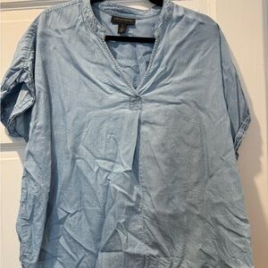 Maternity Chambray Top